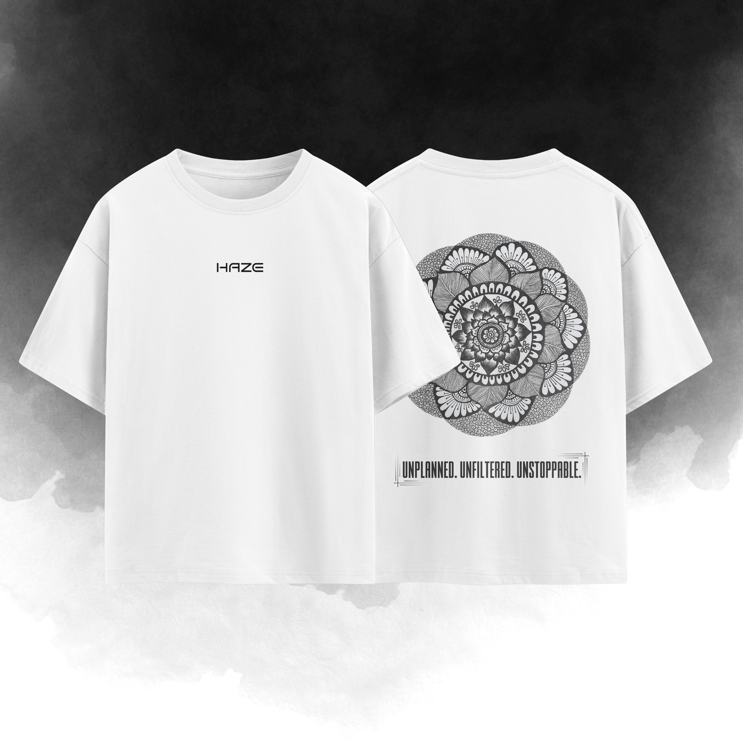 Mandala Statement Oversized Unisex T-Shirt