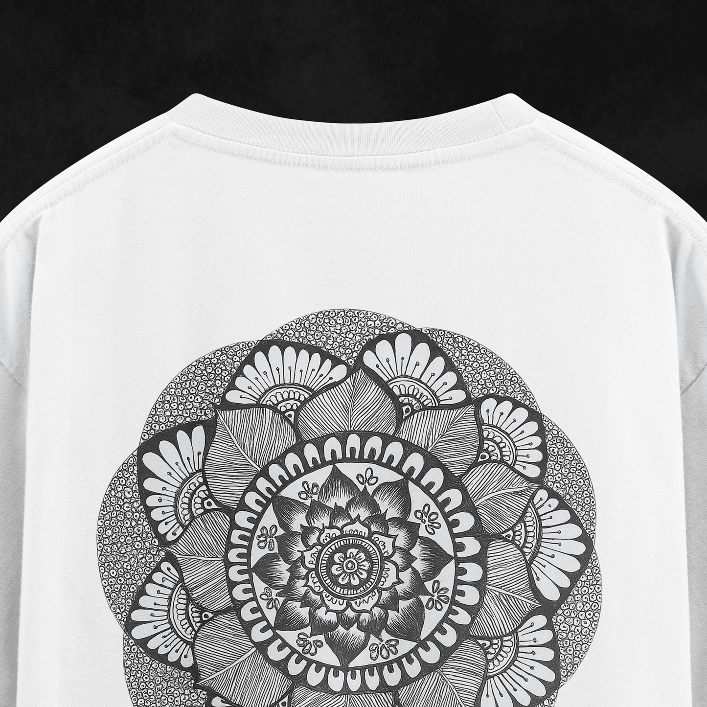 Mandala Statement Oversized Unisex T-Shirt