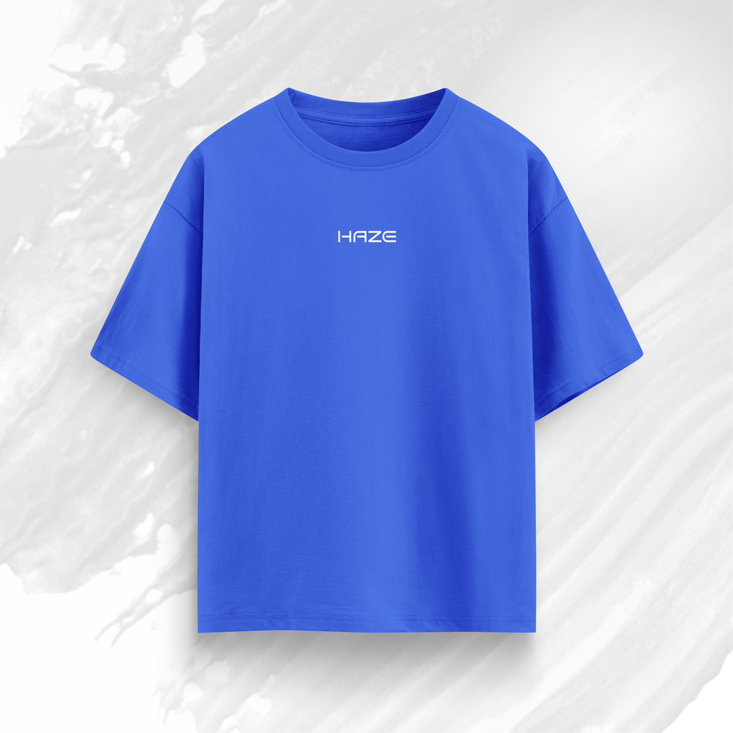 Essentials Royal Blue Oversized Tee – 240 GSM Premium Cotton