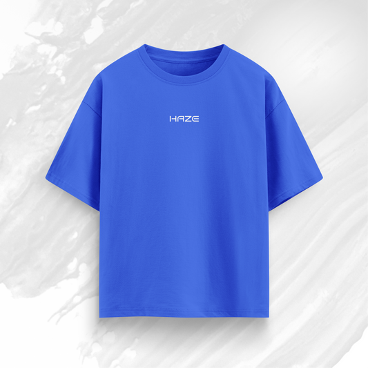 Essentials Royal Blue Oversized Tee – 240 GSM Premium Cotton