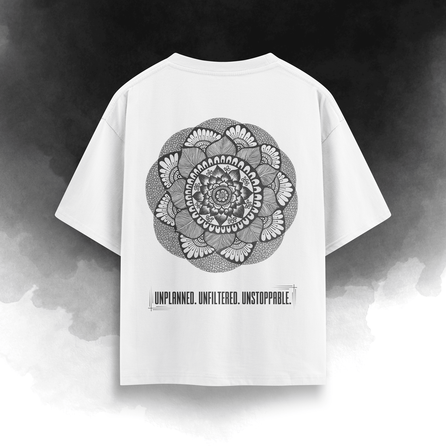 Mandala Statement Oversized Unisex T-Shirt