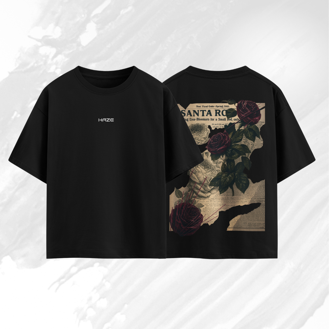 Timeless Bloom Oversized T-Shirt