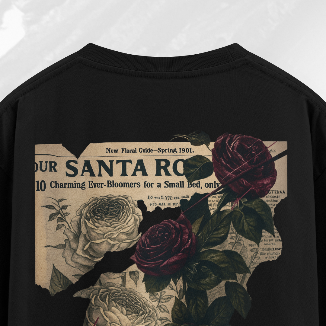 Timeless Bloom Oversized T-Shirt