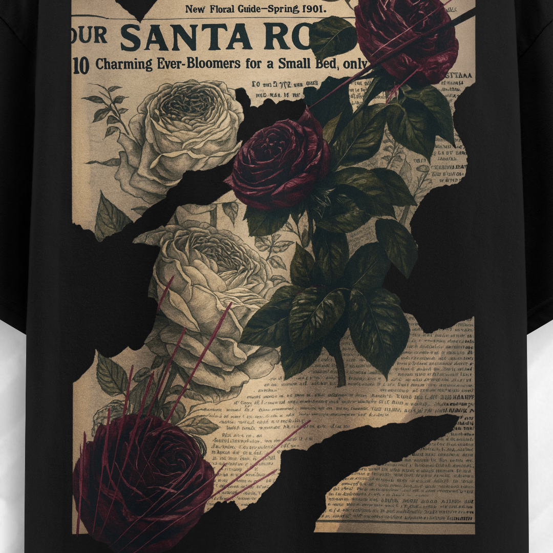 Timeless Bloom Oversized T-Shirt