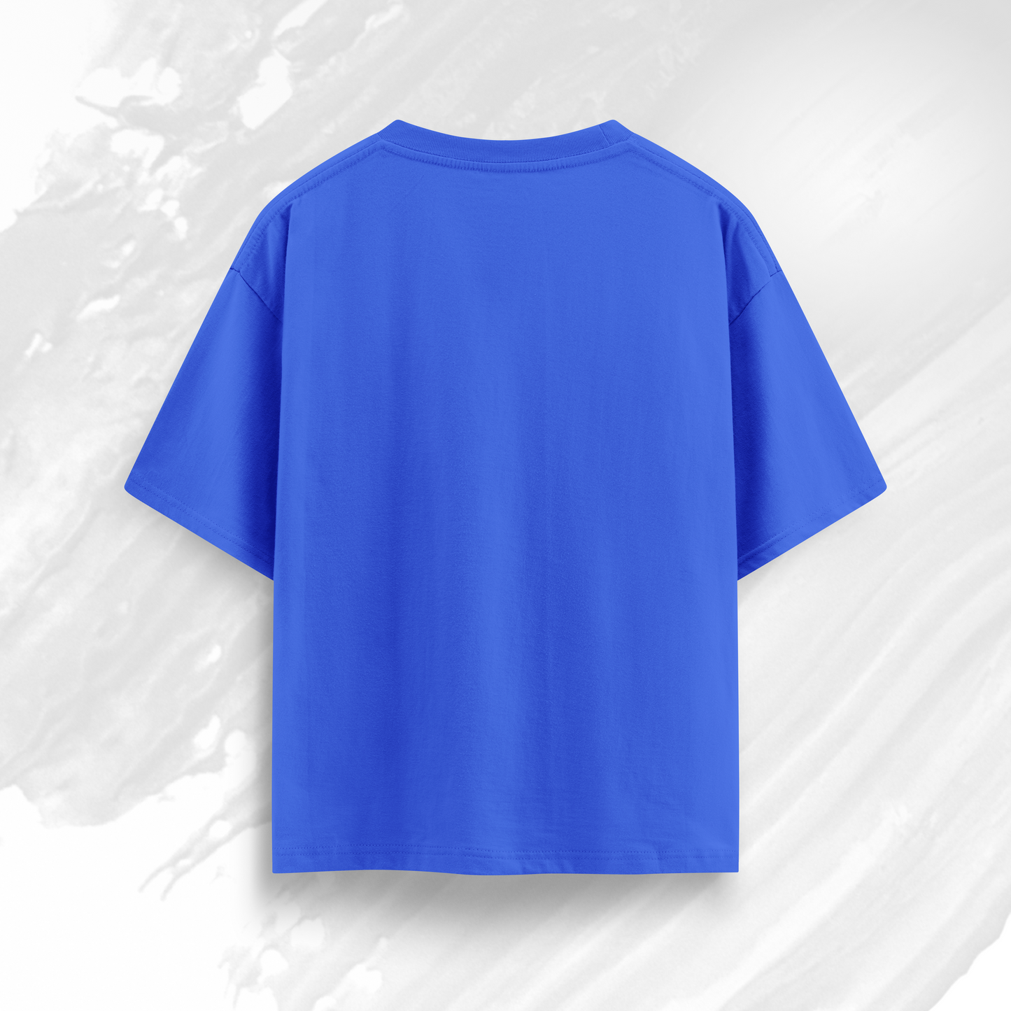 Essentials Royal Blue Oversized Tee – 240 GSM Premium Cotton