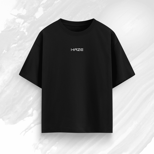 Black Oversized T-Shirt – 250 GSM Minimal Fit