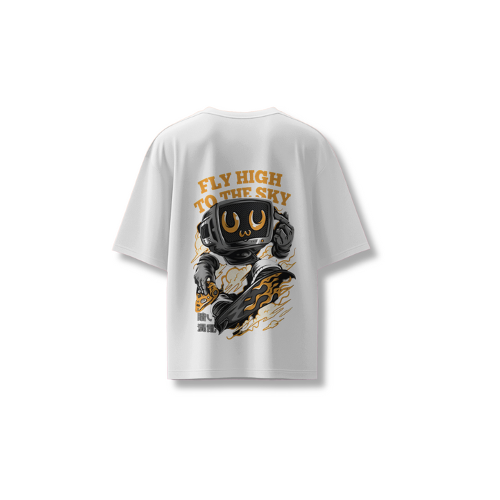 “Fly High” Astronaut Oversized T-Shirt