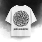 Mandala Statement Oversized Unisex T-Shirt view 2