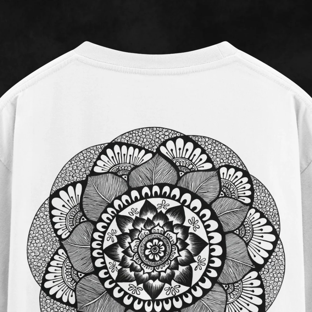 Mandala Statement Oversized Unisex T-Shirt