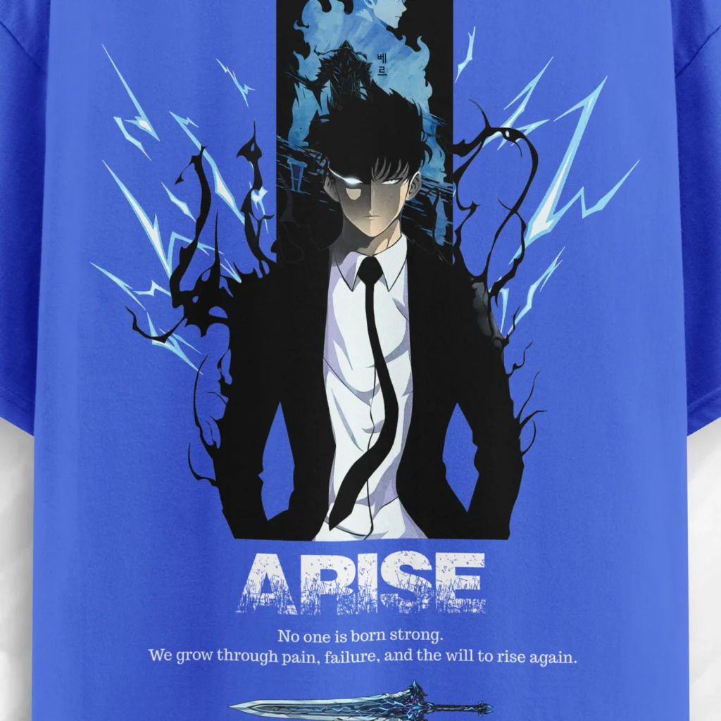 ARISE — Solo Leveling Oversized Unisex Anime T-Shirt
