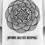 Mandala Statement Oversized Unisex T-Shirt view 5
