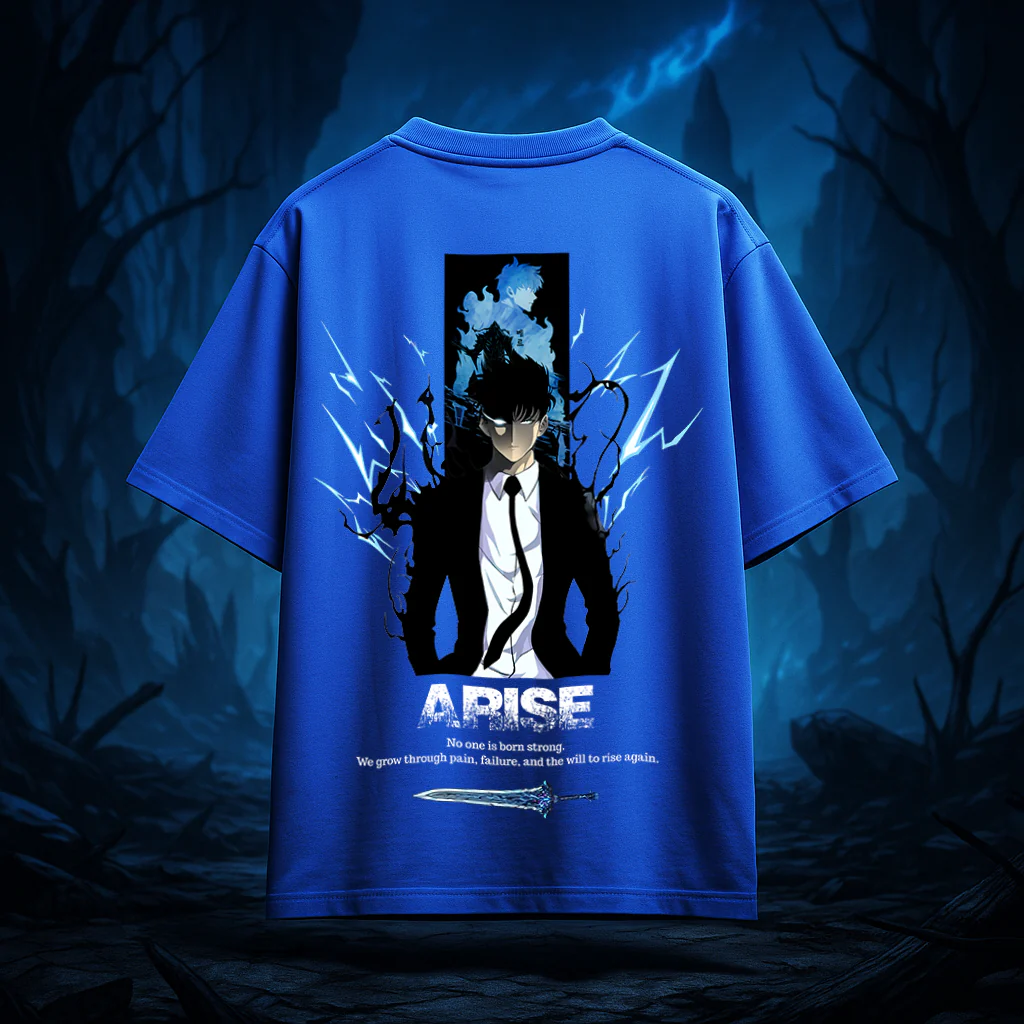 ARISE — Solo Leveling Oversized Unisex Anime T-Shirt