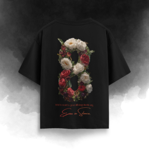 Floral Number Eight Statement Tee