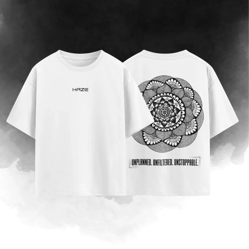 Mandala Statement Oversized Unisex T-Shirt